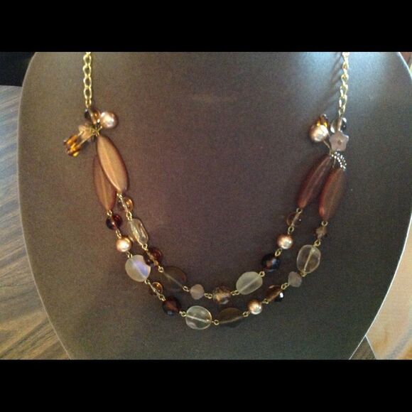 QVC glass beaded necklace  - Picture 1 of 4